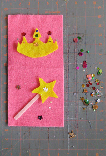 Princess purse in progress