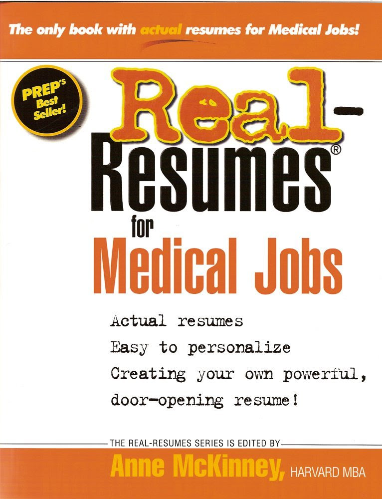 Amazon.com: Real-Resumes for Medical Jobs (Real-Resumes Series ...