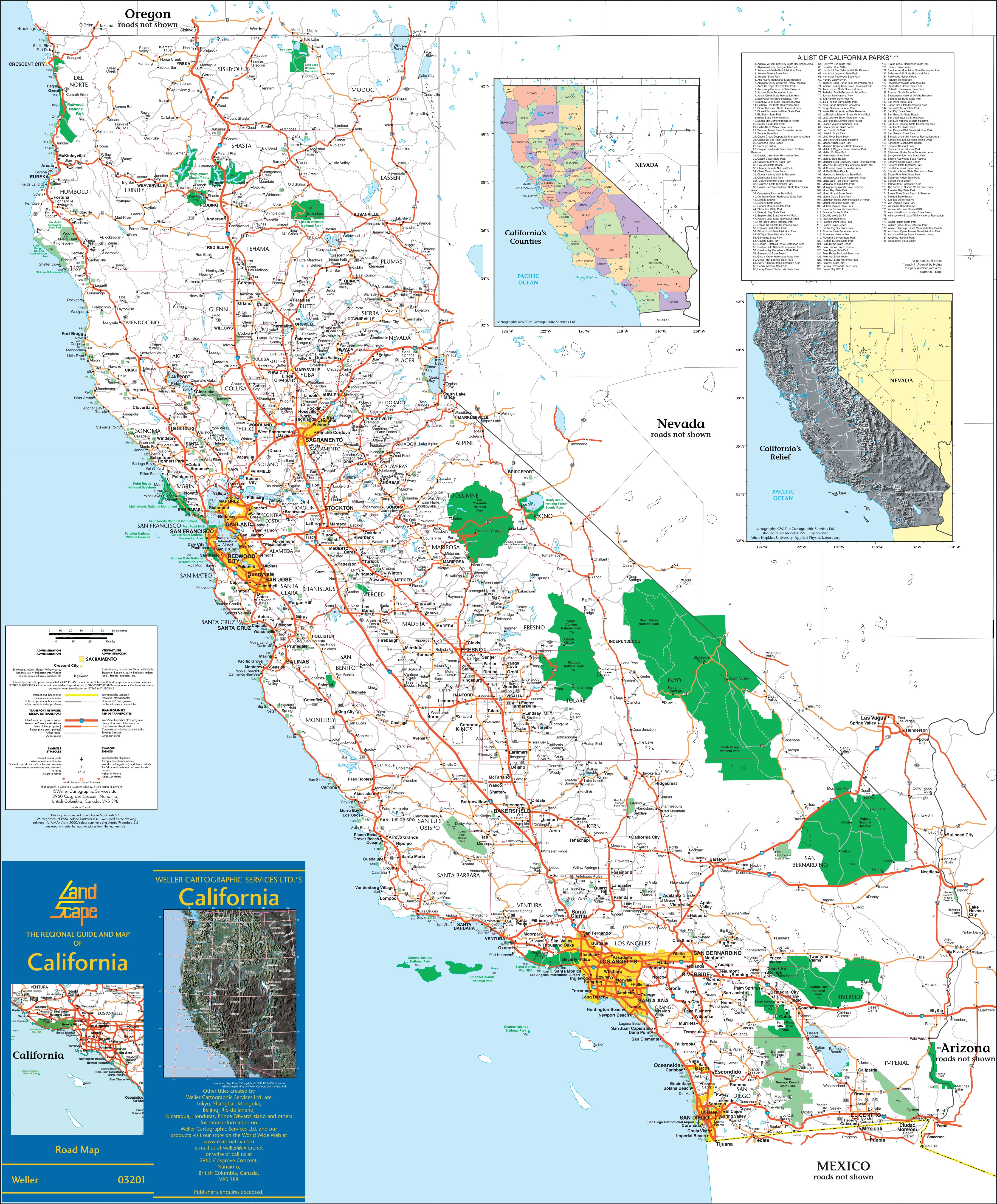 california map of cities Large Detailed Map Of California With Cities And Towns california map of cities