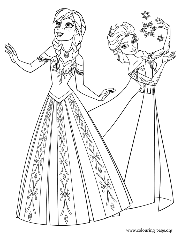 63 Princess Coloring Pages Frozen  Latest Free