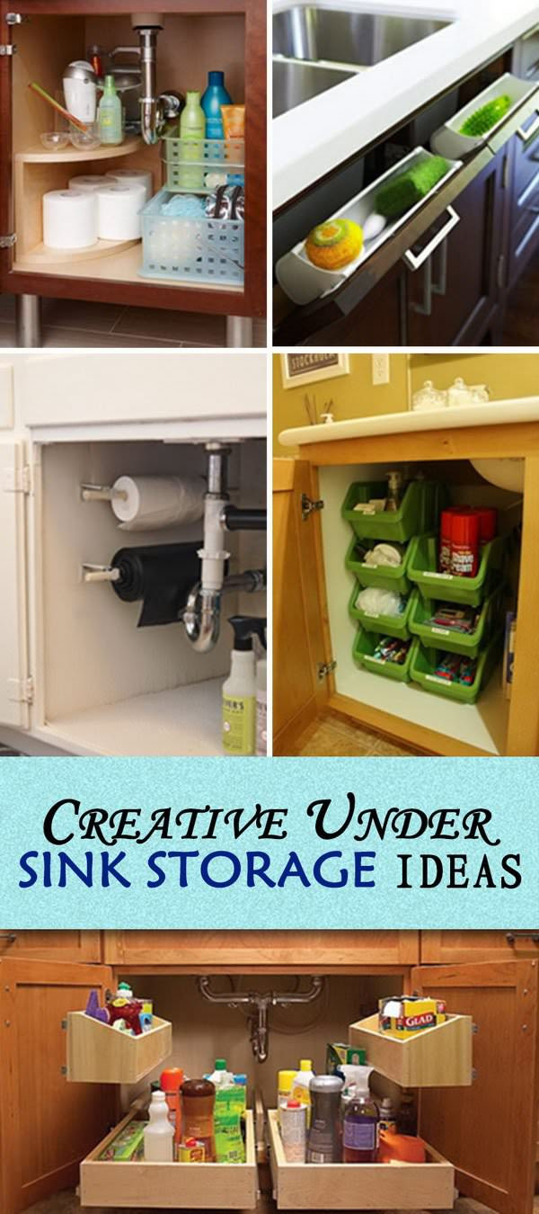 Creative Under Sink Storage Ideas • VeryHom