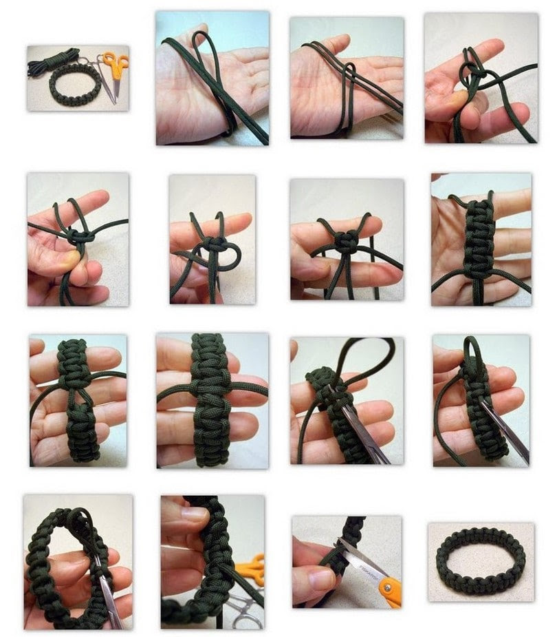 paracord bracelet instructions