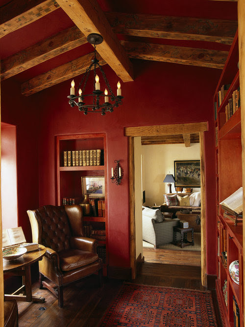 Red Wall Paint Home Design Ideas, Pictures, Remodel and Decor