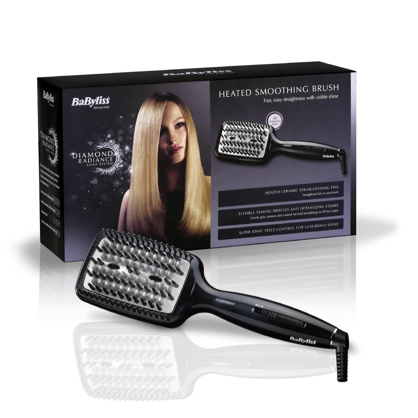 Babyliss Heated Smoothing Straightening Brush 244OBDU Page 1