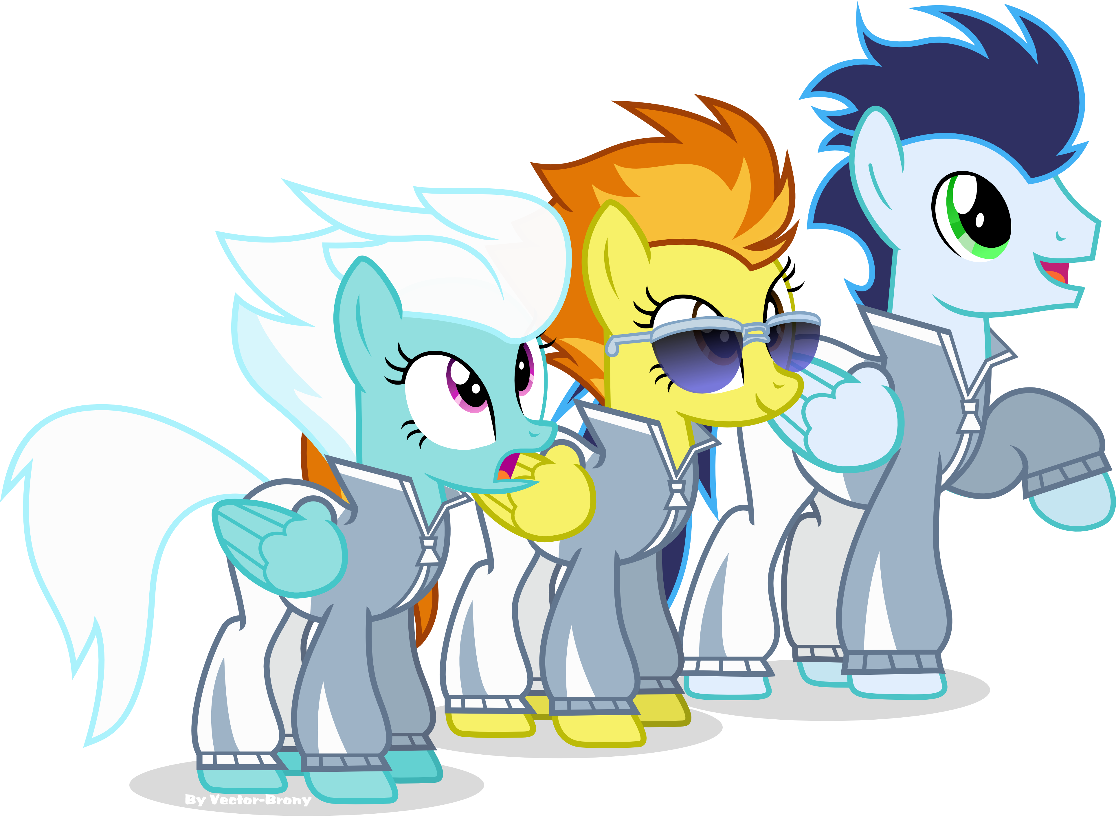 Wonderbolt relay team by Vector-Brony on DeviantArt