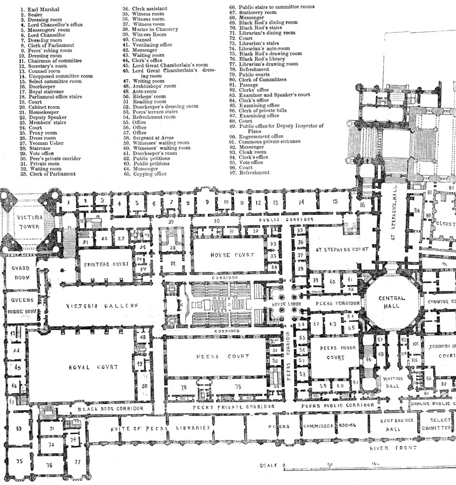 House Of Lords Floor Plan