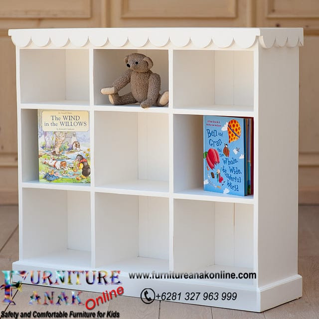  Rak  Buku  Anak  Duco Putih Furniture Anak  Online