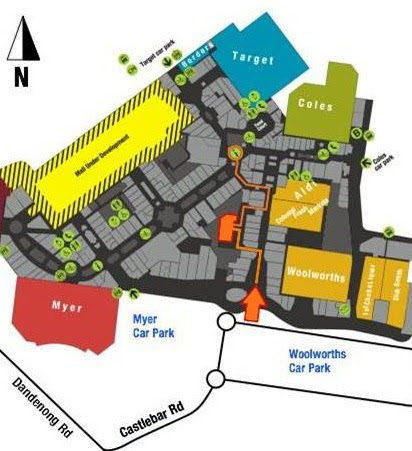 map of chadstone shopping centre Melbourne Mole Clinic How To Find Us map of chadstone shopping centre