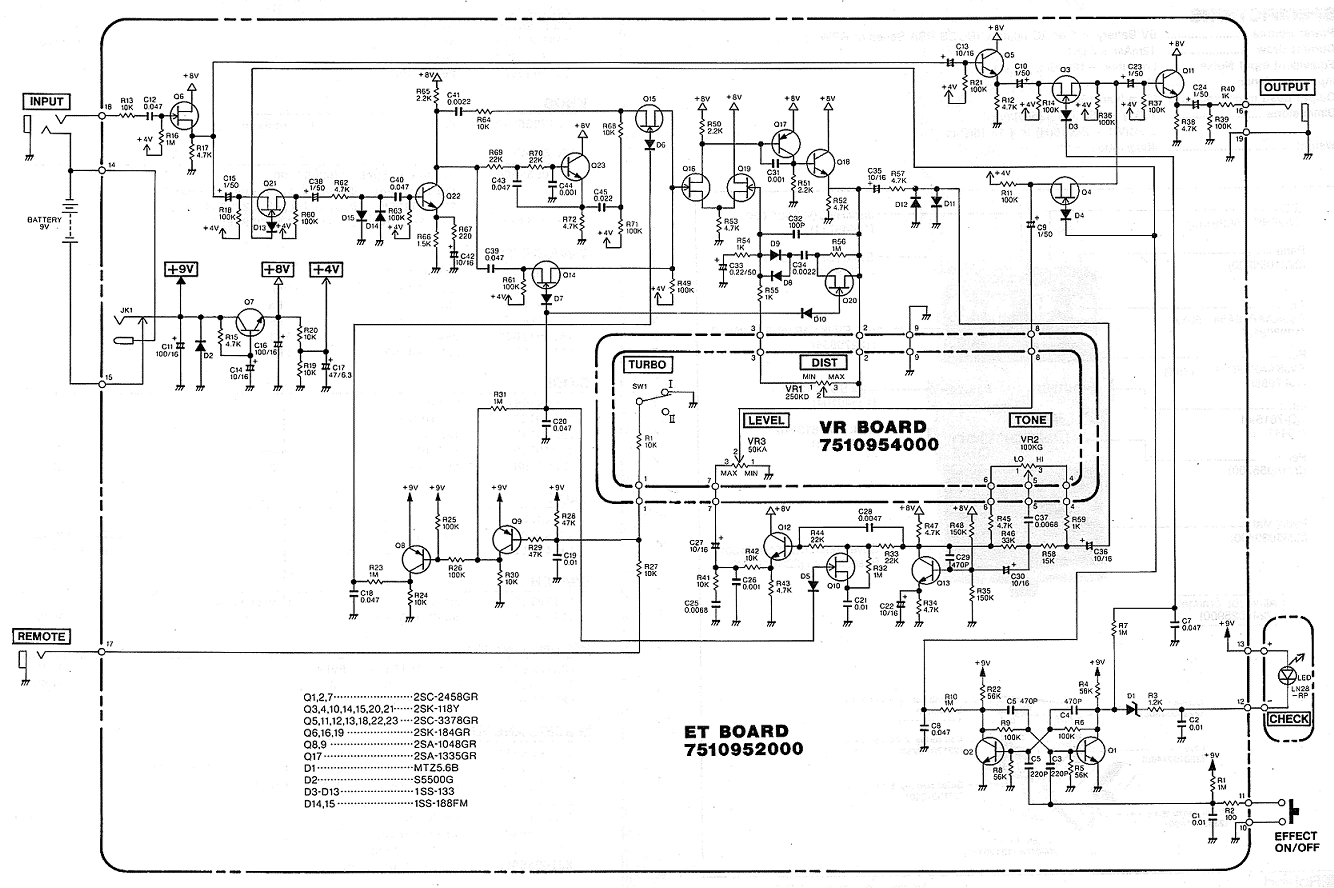 Image Result For Simple Distortion Pedal Schematic