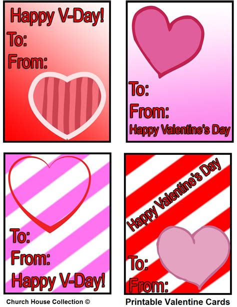 Manufacturers purposely rip us off at valentine's day. church house collection blog printable valentine cards for kids