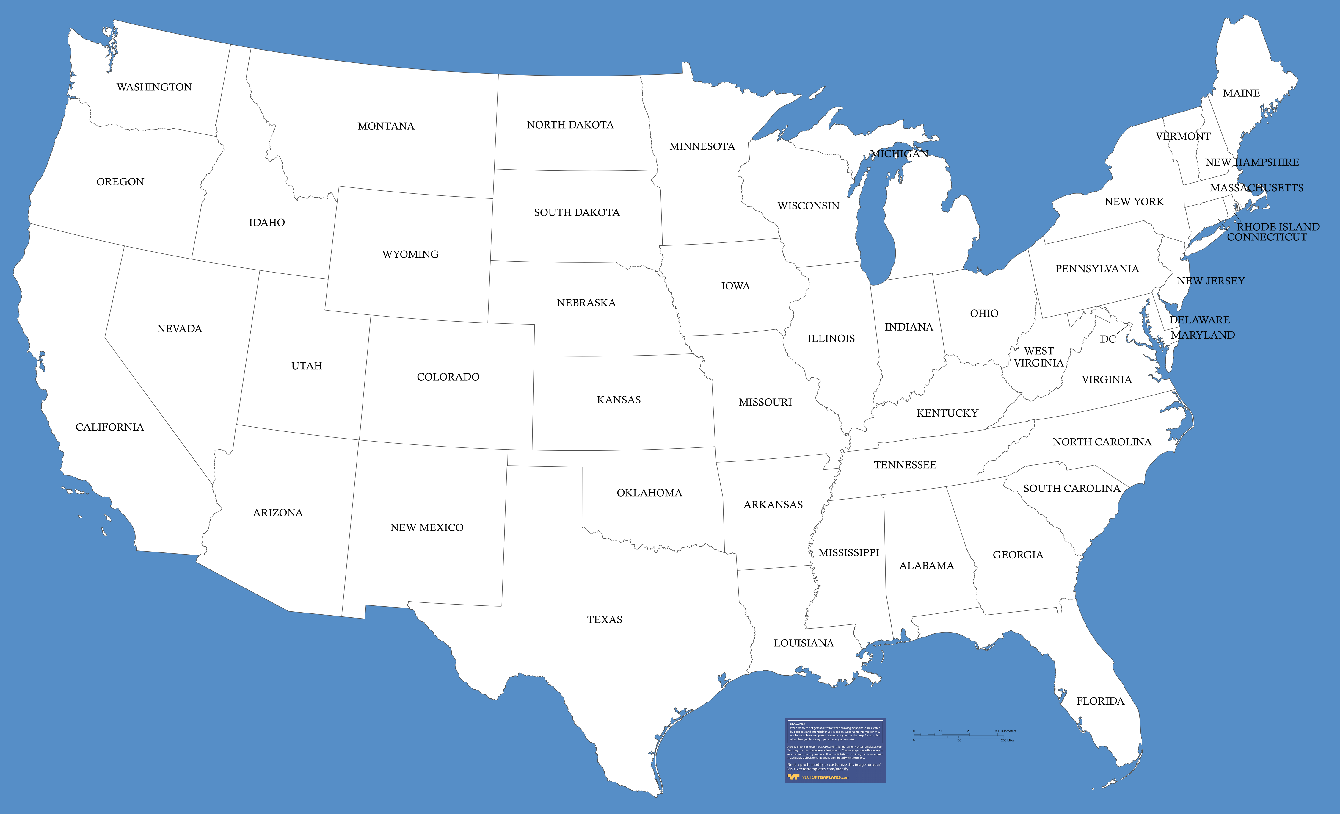 MAP OF THE USA | Maps of World