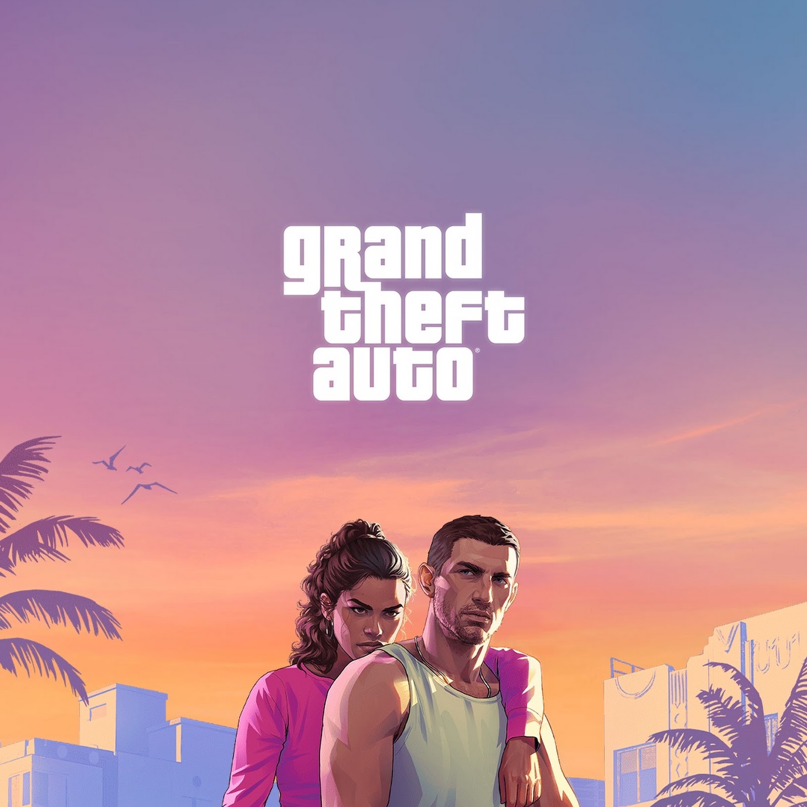 Grand Theft Auto Vi, Gta 6, Jason And Lucia Full HD iPhone Wallpaper