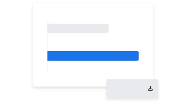 IU que mostra un gràfic comparatiu de plans de conversió