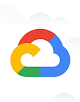 구름으로 둘러싸인 Google Cloud 로고