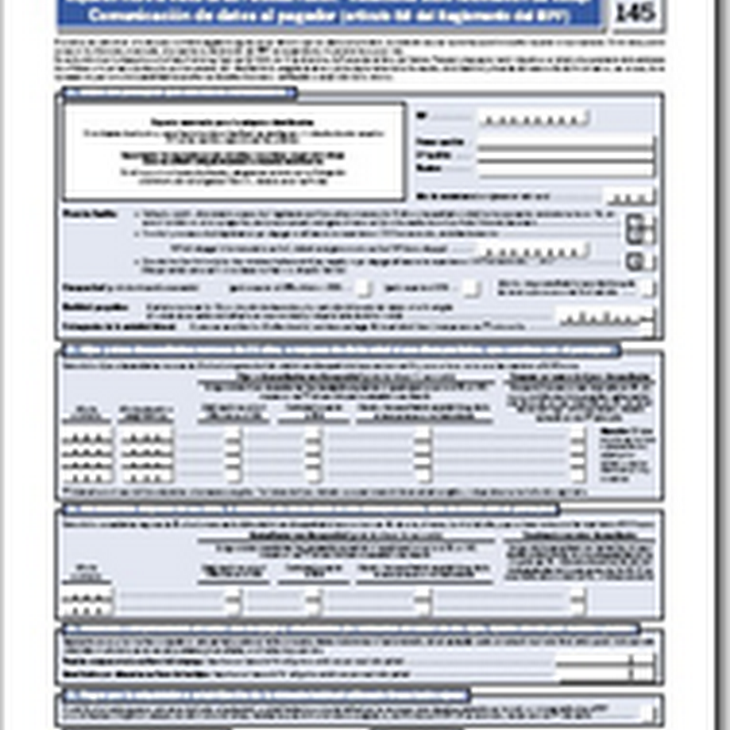 CONOCE TUS IMPUESTOS: Nuevo modelo 145 de Comunicación de Datos al Pagador