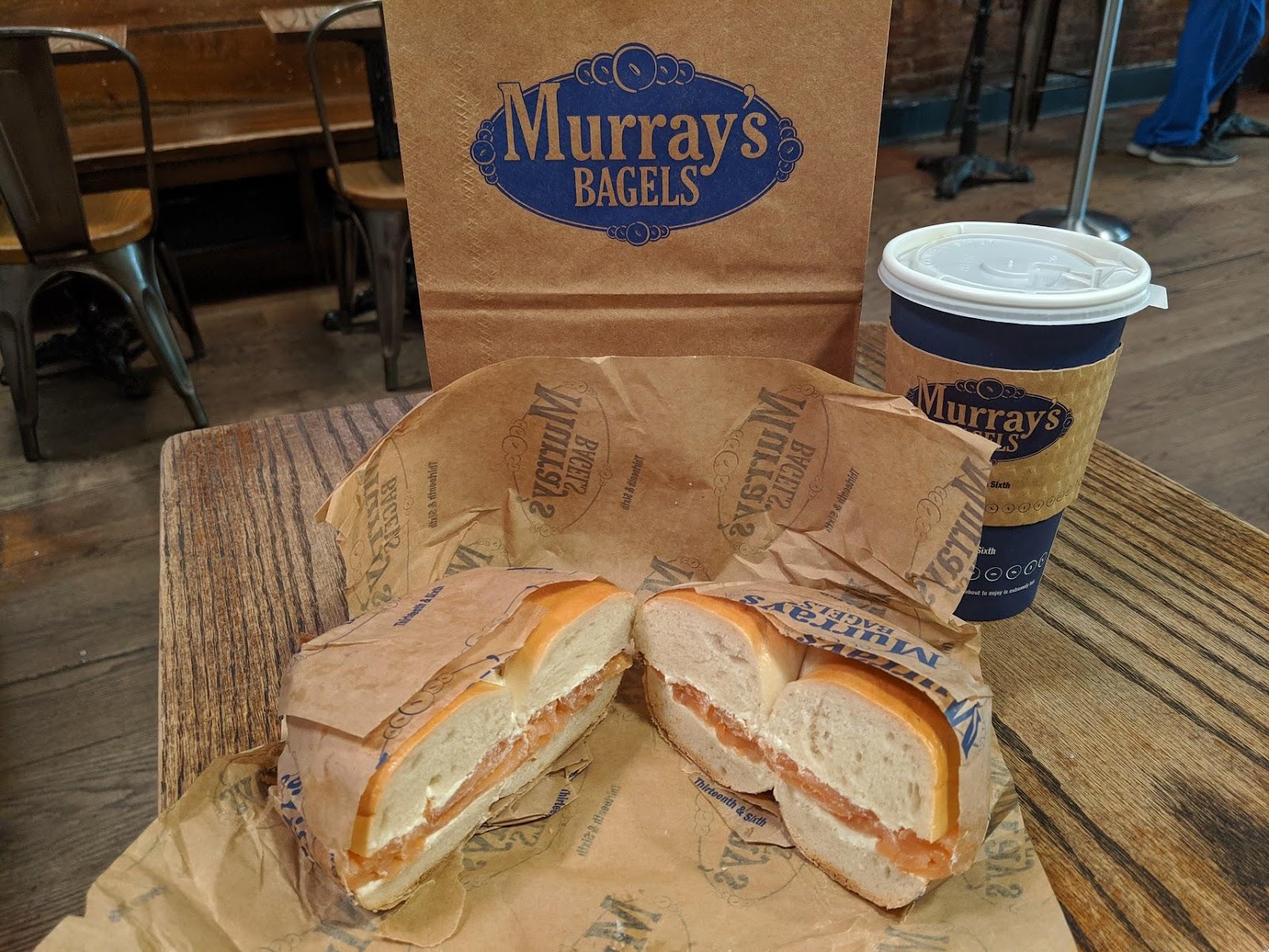 Murrays Bagels Salmon Bagel