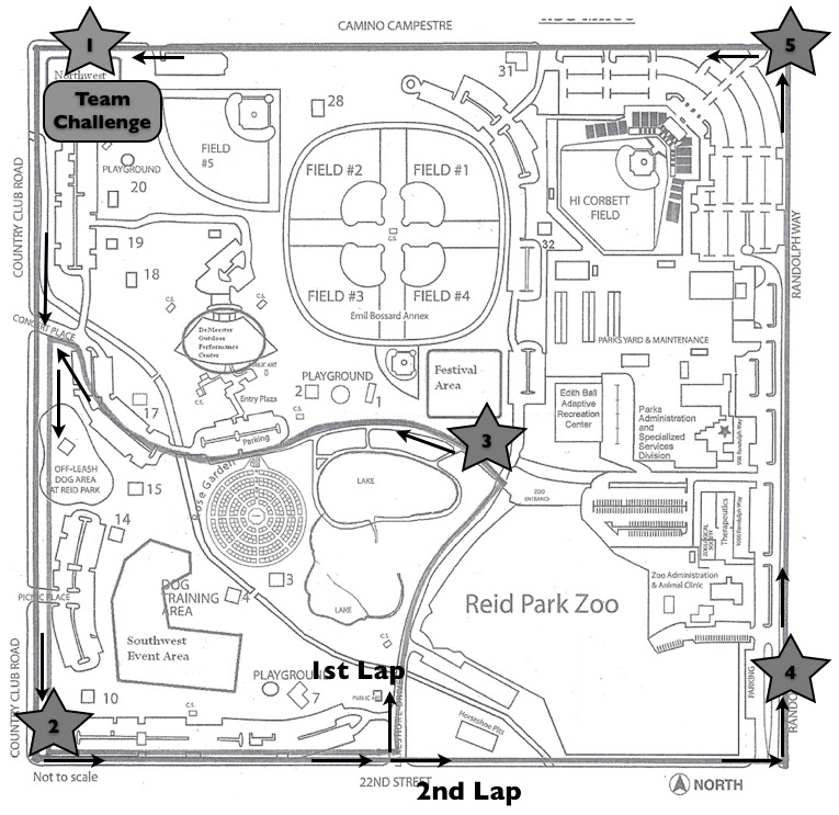 Reid Park Ramada Map - Map Of Usa With Rivers