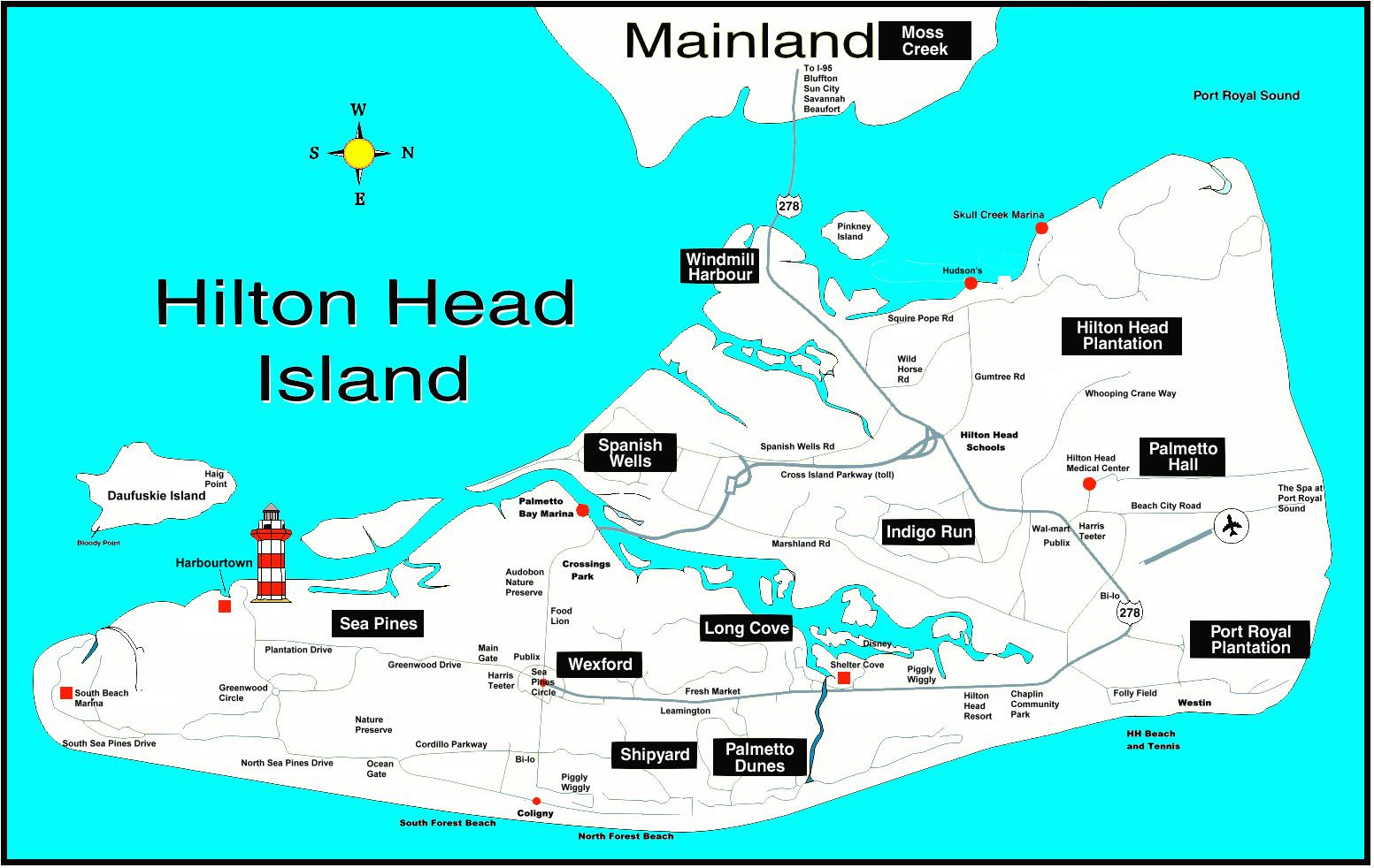 Map Of Hilton Head Island Plantations Maping Resource - vrogue.co