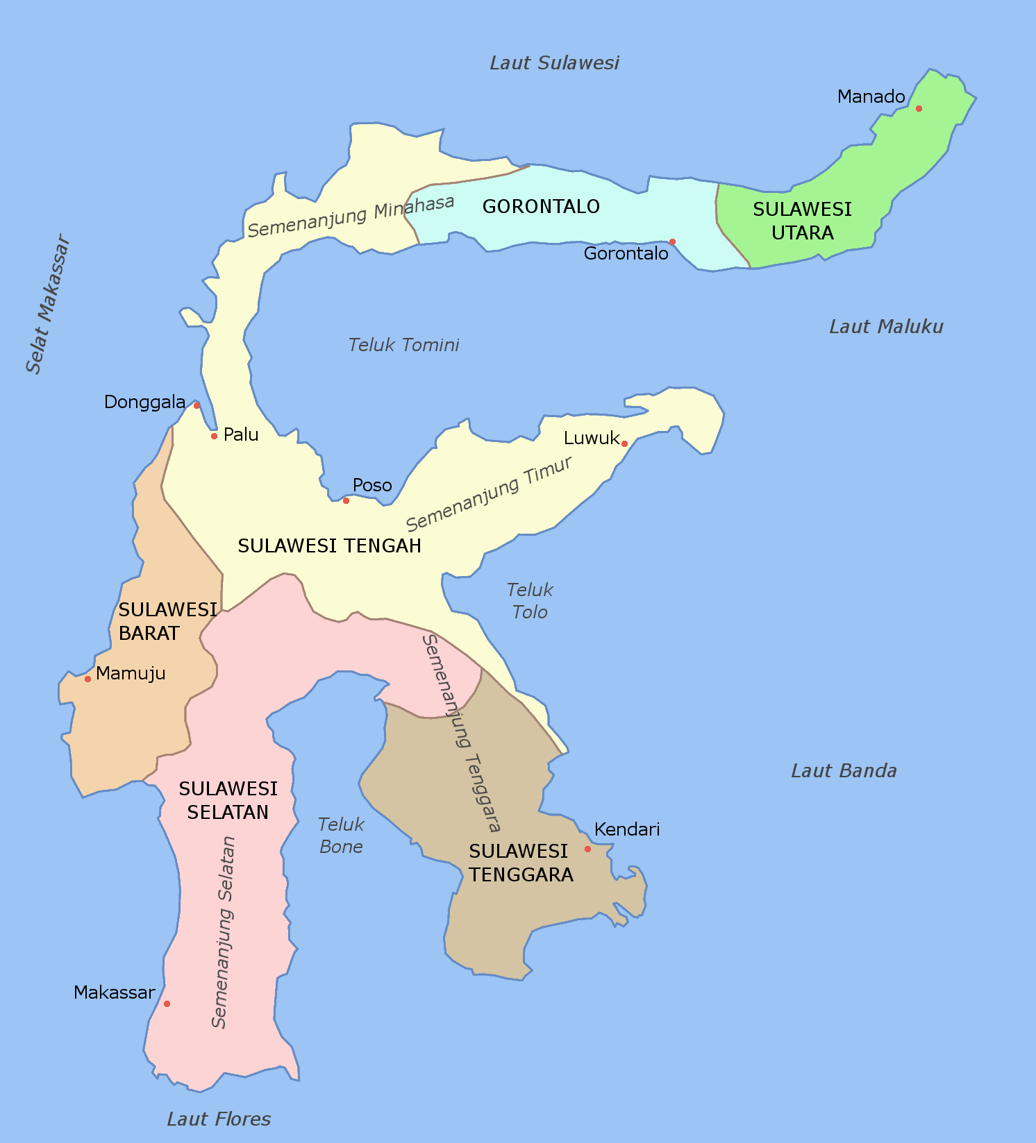 Sulawesi Tenggara Map Of Indonesia Ofo Maps - vrogue.co