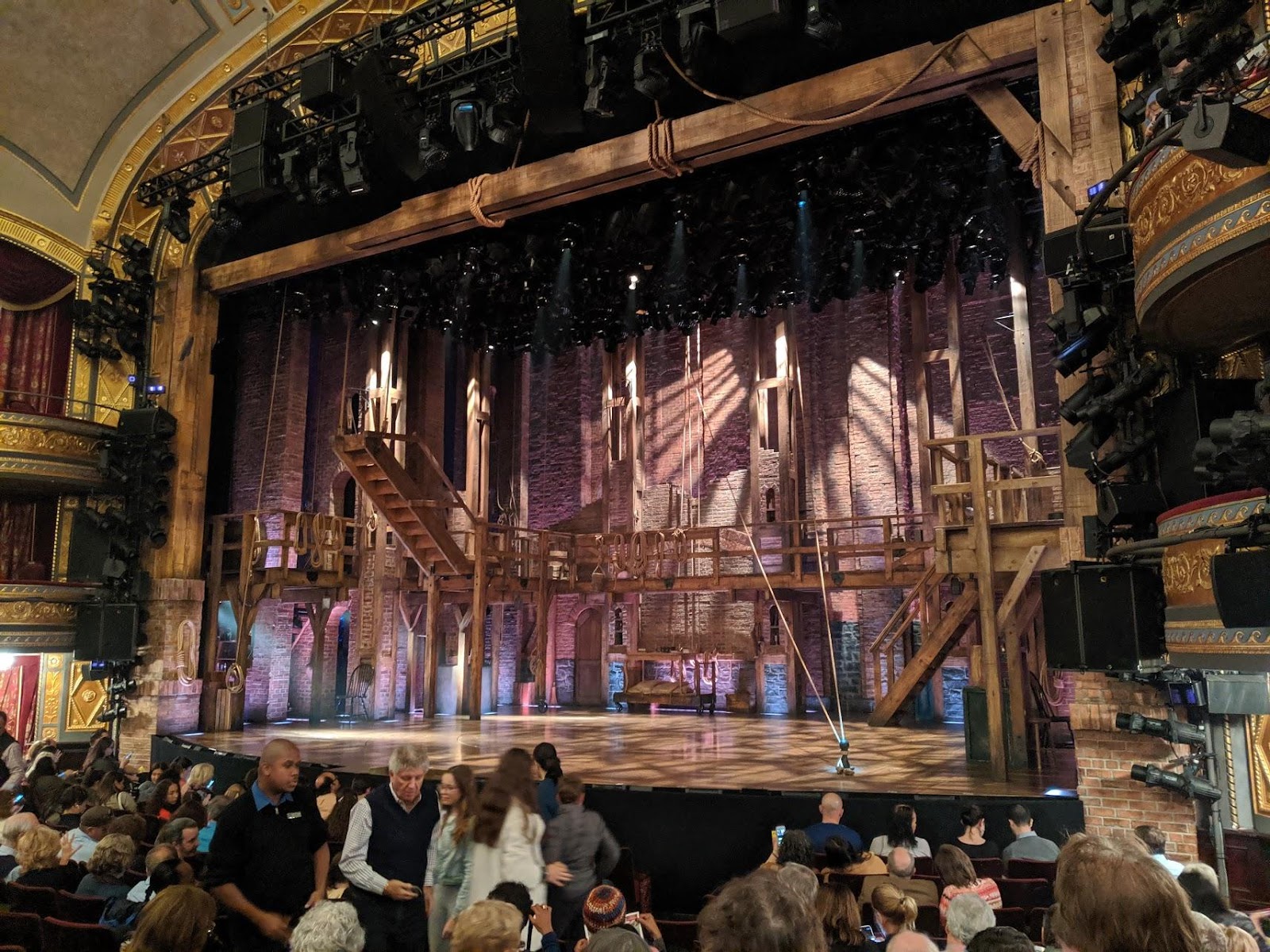 Hamilton Richard Rodgers Theatre Row L Seat 16