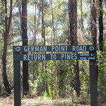 Intersection with German Point Rd in the Watagans (65390)