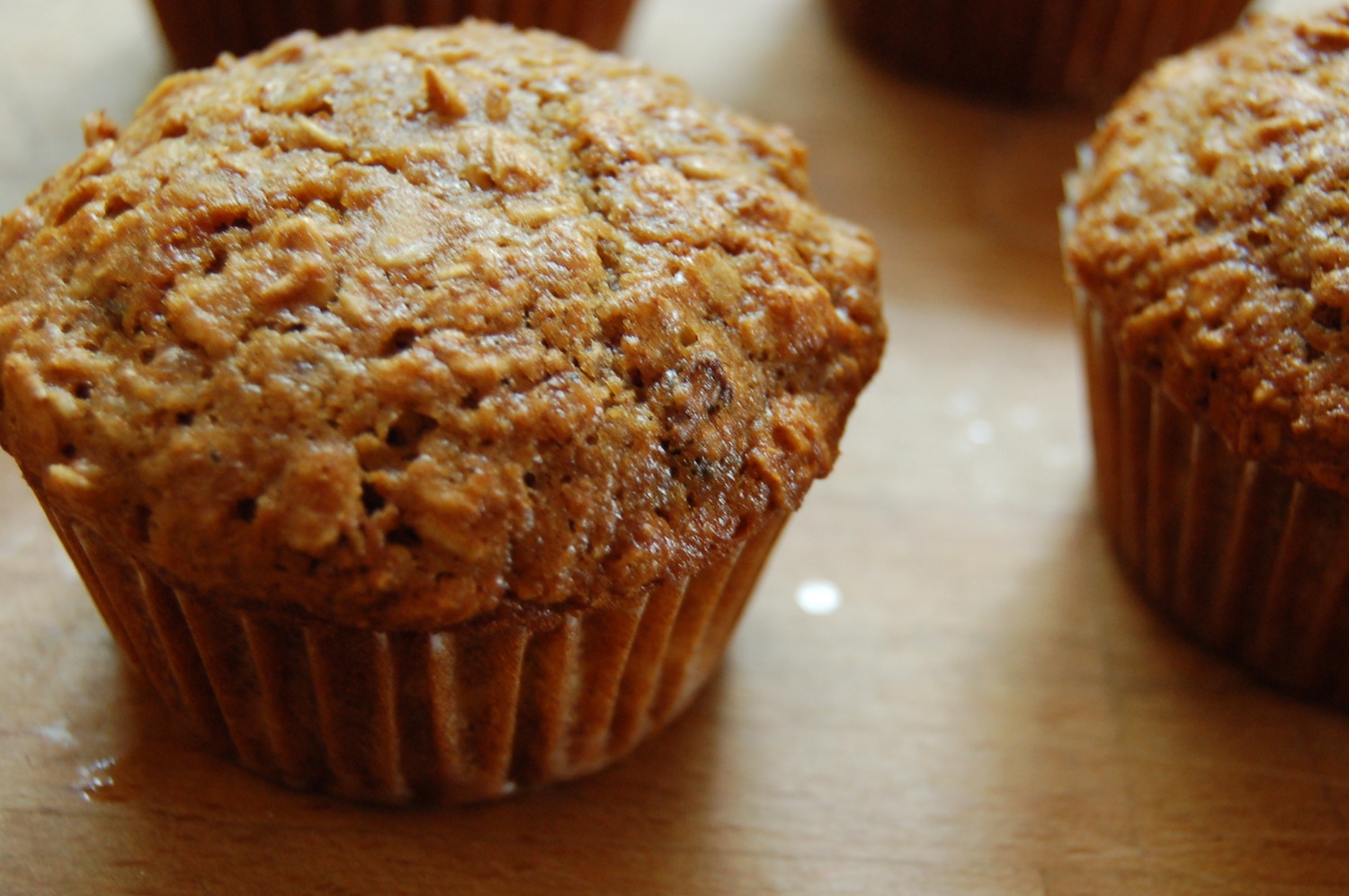 The Iron You: Whole Wheat, Oatmeal and Raisin Muffins