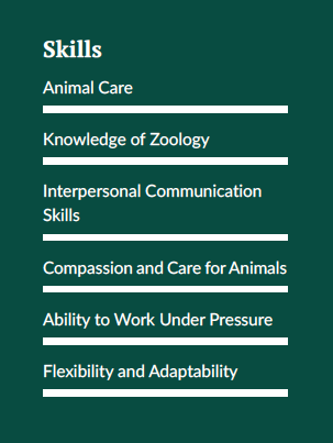 RESUME EXAMPLE: SKILLS SECTION