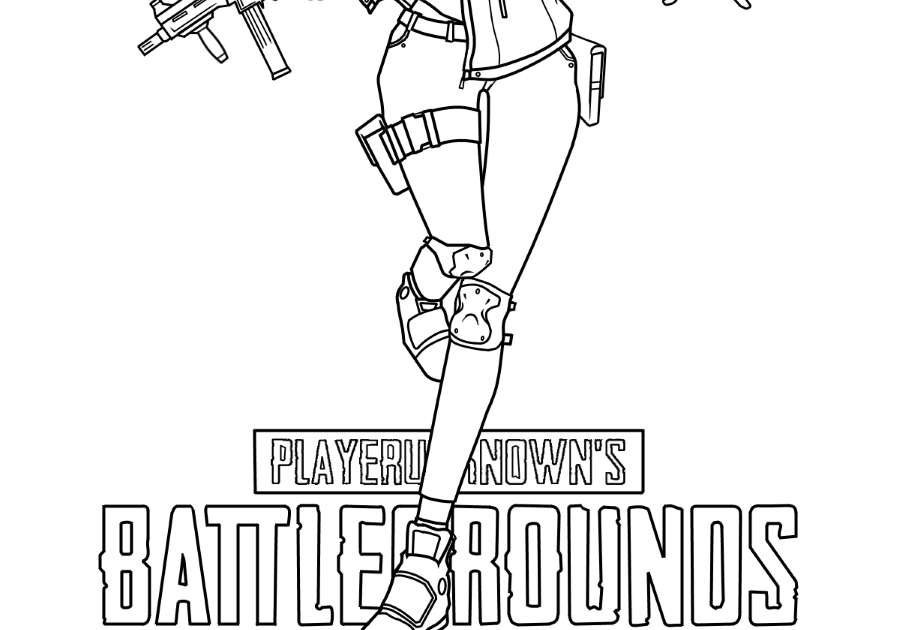 Playerunknowns Battlegrounds coloring pages Print and Color.com ...