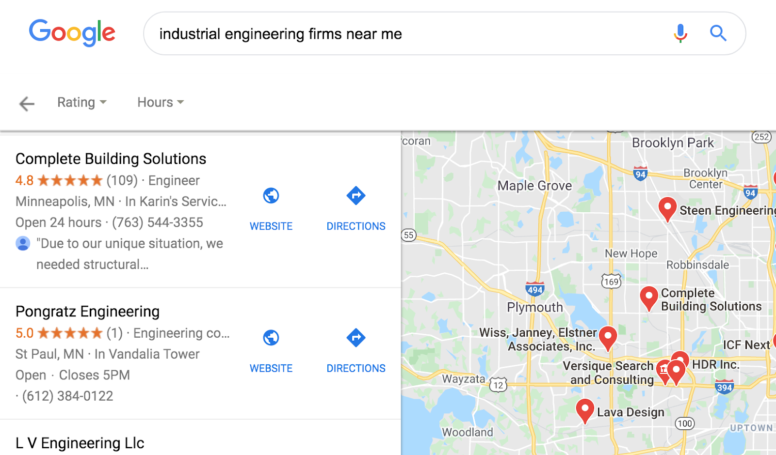 Industrial engineering firms near me