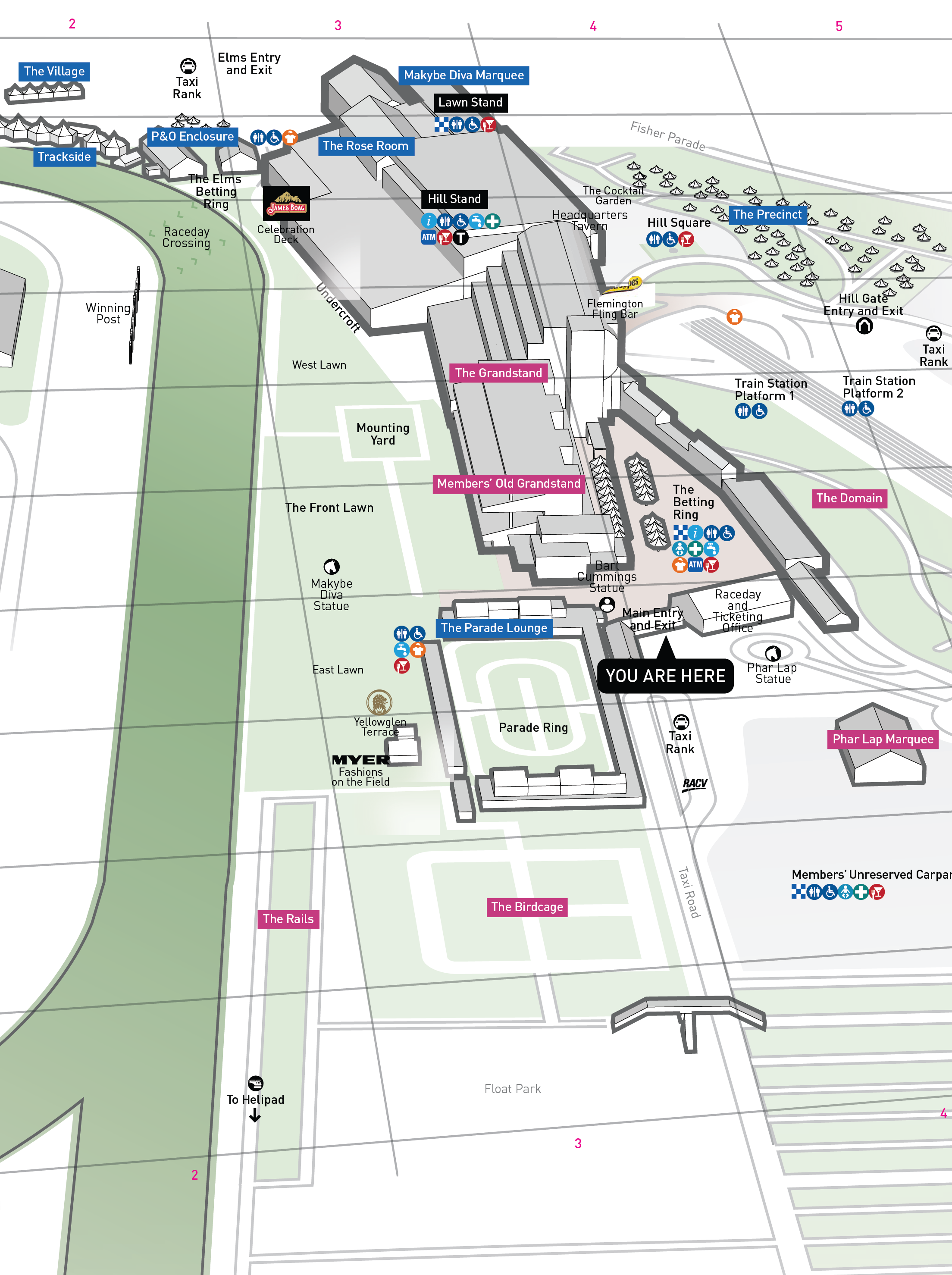 Map Of Flemington Racecourse