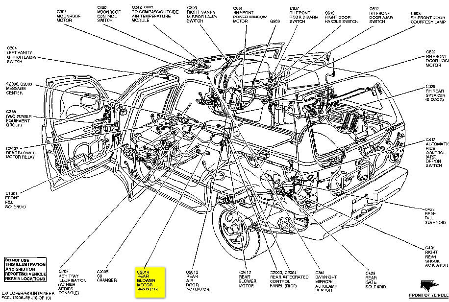 Ford Explorer Parts Diagram