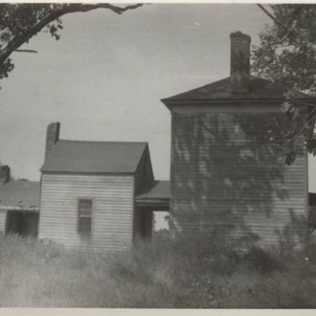 unidentified house in Bertie county, vintage photograph