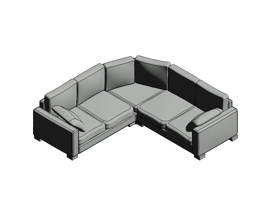 Corner L-Shaped Sofa