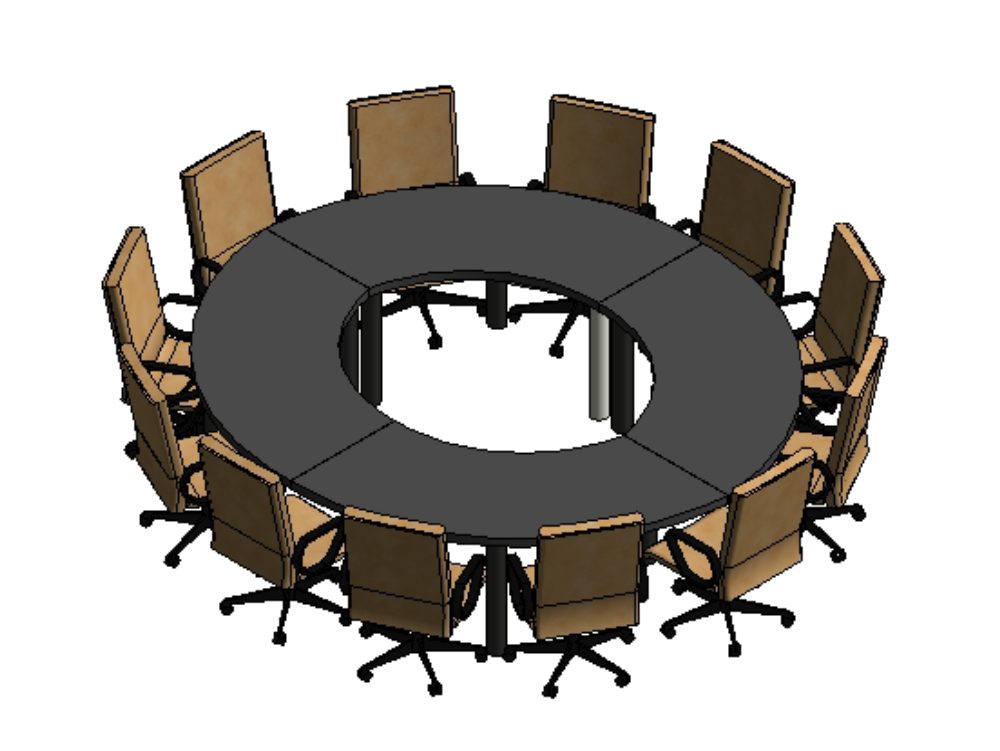 Parametric Table With Chairs Family In Revit Tutorial - vrogue.co