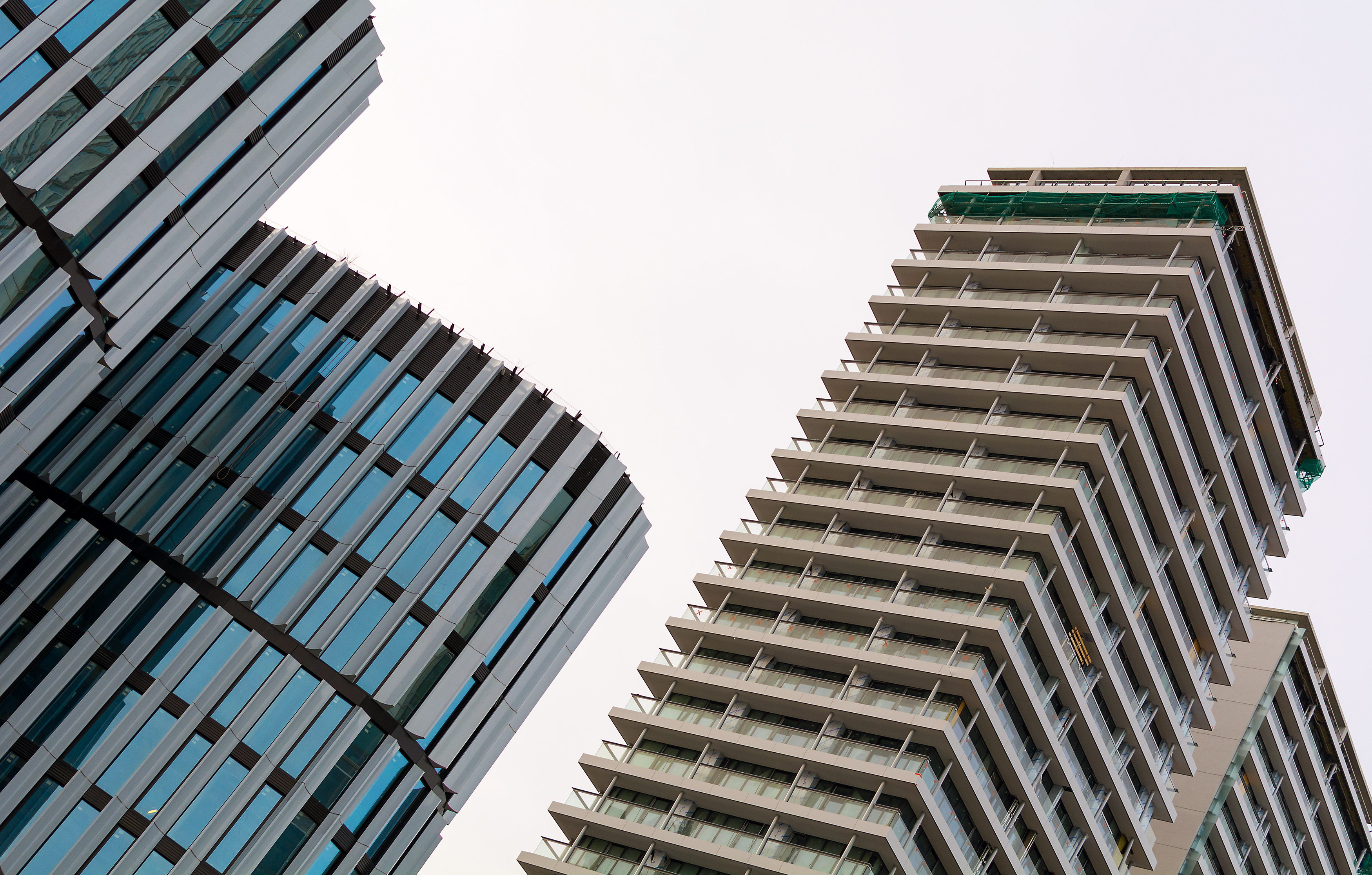 Skyscrapers on White Background | Copyright-free photo (by M. Vorel ...