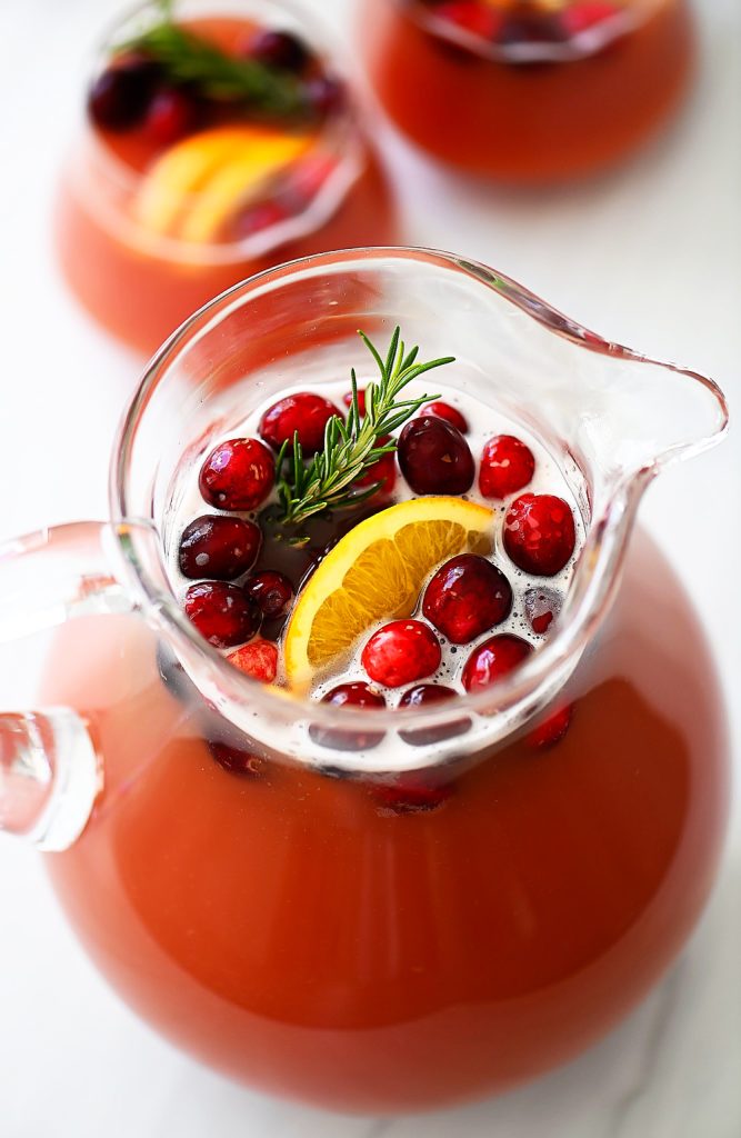 Christmas Punch is filled with cranberry, orange and lemon-lime flavors.