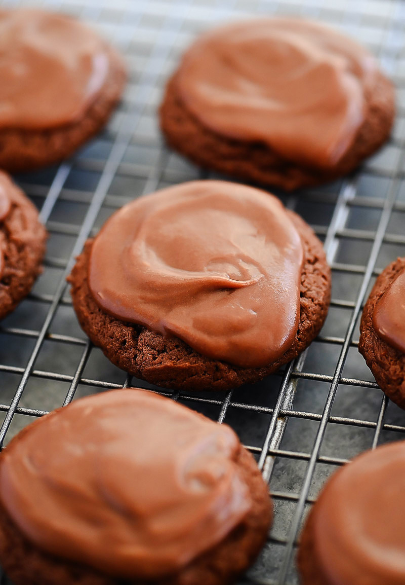 Chocolate Sheet Cake Cookies