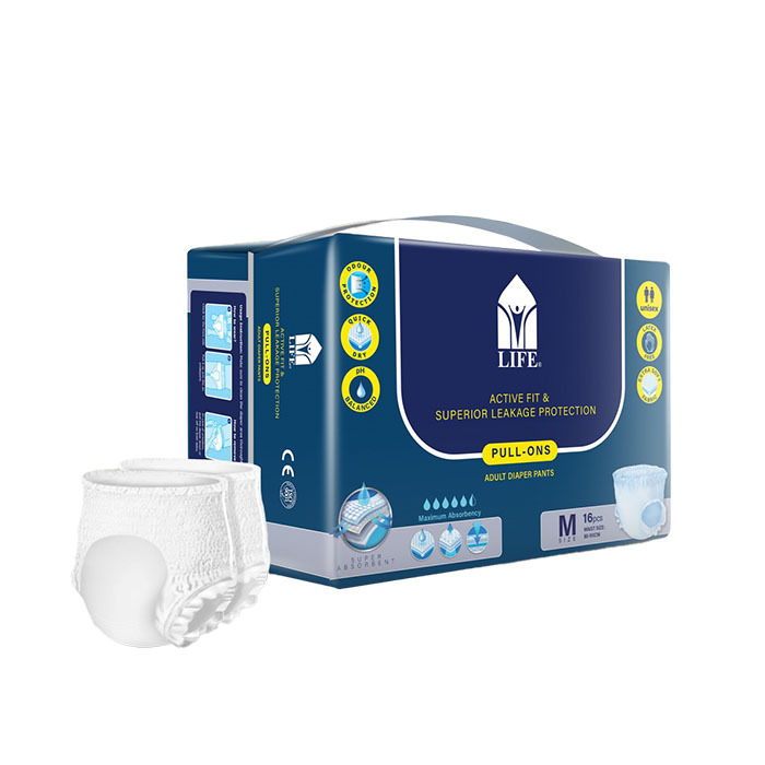 Life Adult Diapers Pull-On Size: MD 16pcs