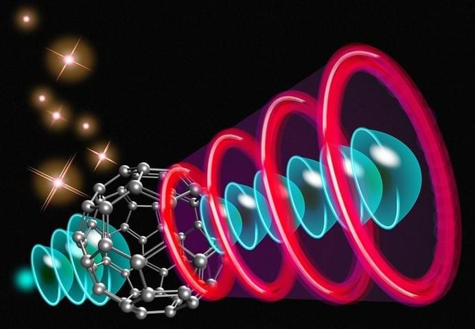 Photoexcited electrons from fullerene help create high-speed switch