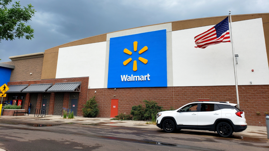 Walmart Supercenter - Storefront being repainted (Cheyenne, WY) - 06\19\2021