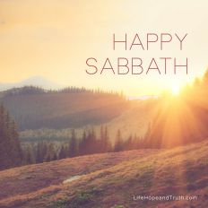 Happy Sabbath. We are still required to work diligently for six days to meet our needs and prepare well for the Sabbath each week. 