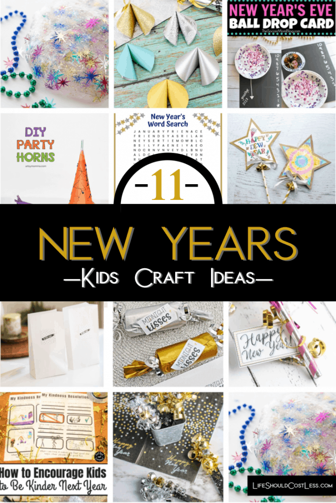 11 New Years Kids Craft Ideas - Life Should Cost Less