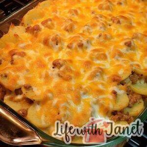 Hamburger Potato Casserole