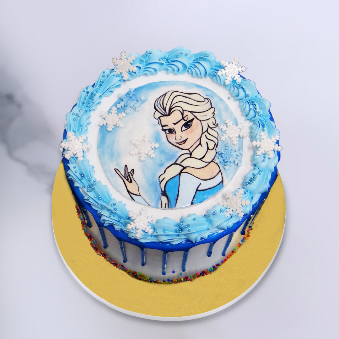 Elsa Cake | Frozen Princess Birthday Cake | Order Theme Cake ...