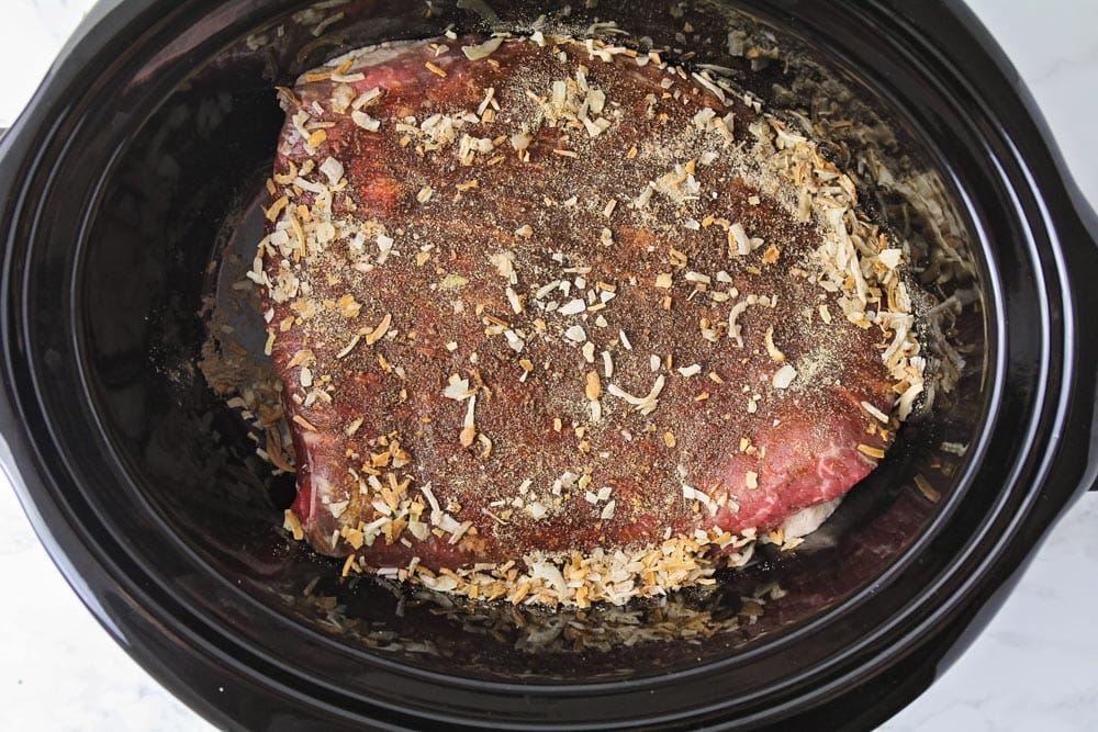 How to cook brisket in crock pot