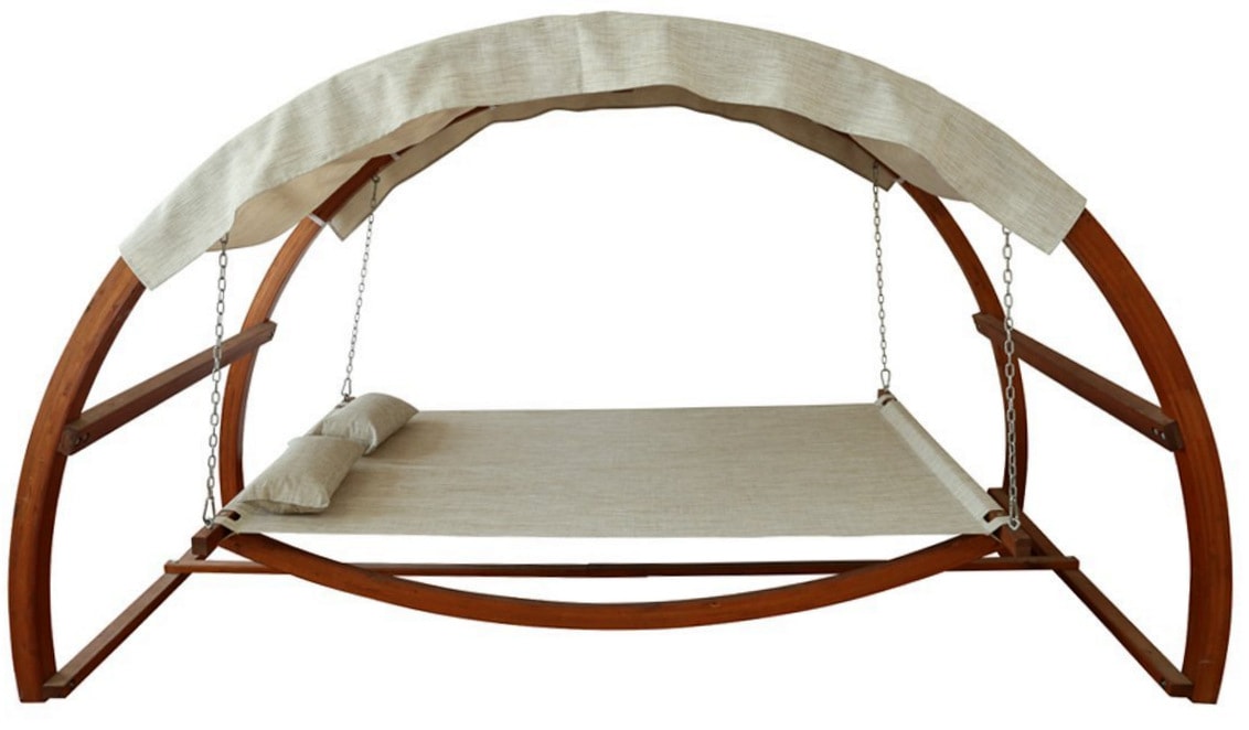 Leisure Season SBWC402 Swing Bed with Canopy