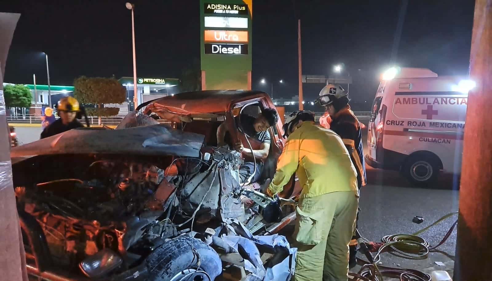 El joven fue salvado con las “quijadas de la vida”.