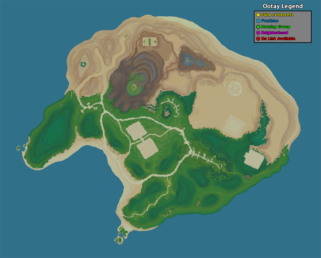 Ootay Clickable Teleport Map