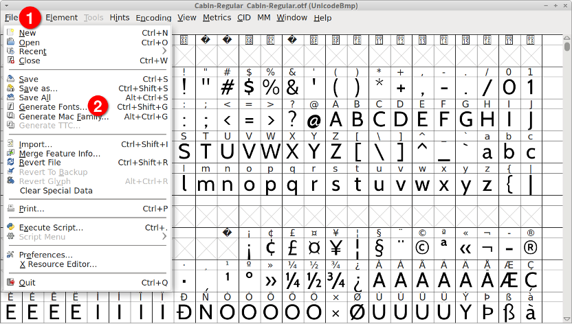 How to Convert Fonts to TTF and OTF Formats in Linux