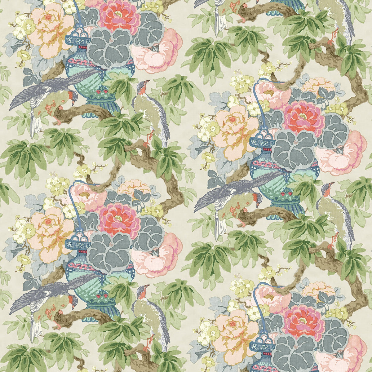 The Royal Garden - Bouquet | Upholstery Fabric | Linwood